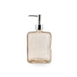 Vintage Glass Lotion/Soap Dispenser Yellow