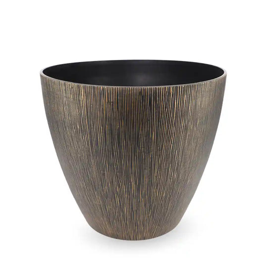 Plastic Planter Gold 33cm