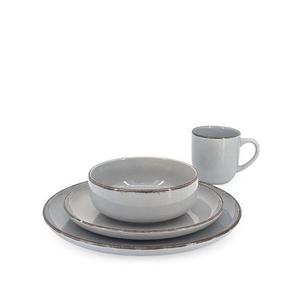 Ceramic Dinner Set Gray