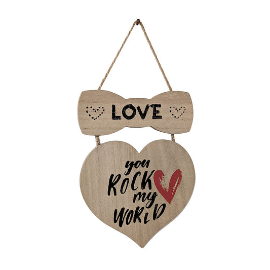 Wooden Heart Sign