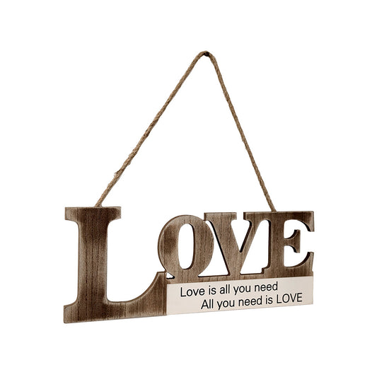 Wooden Love Sign