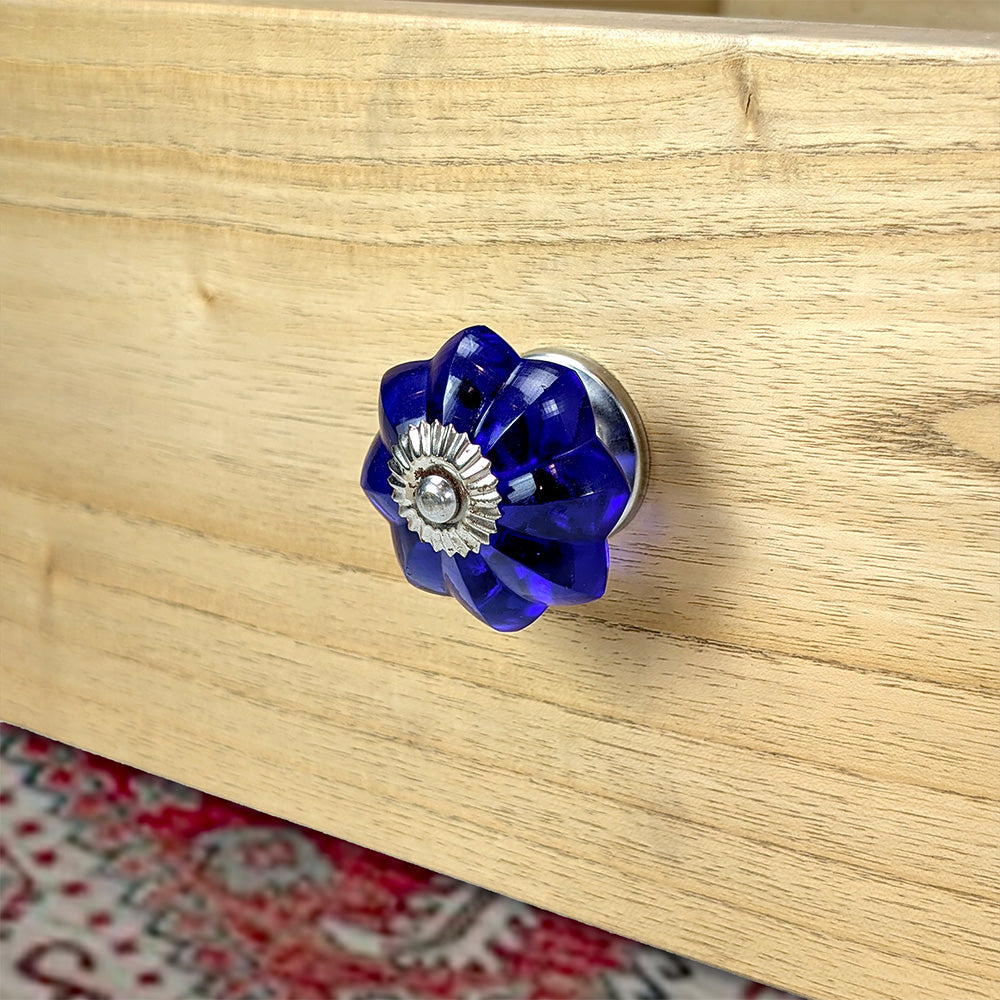Blue Acrylic Drawer Knob