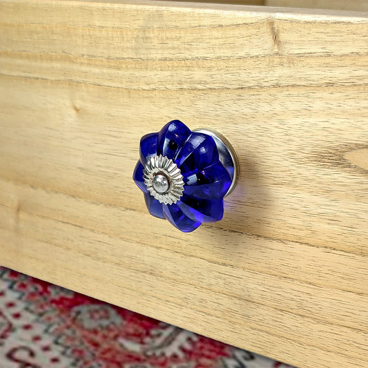Blue Acrylic Drawer Knob
