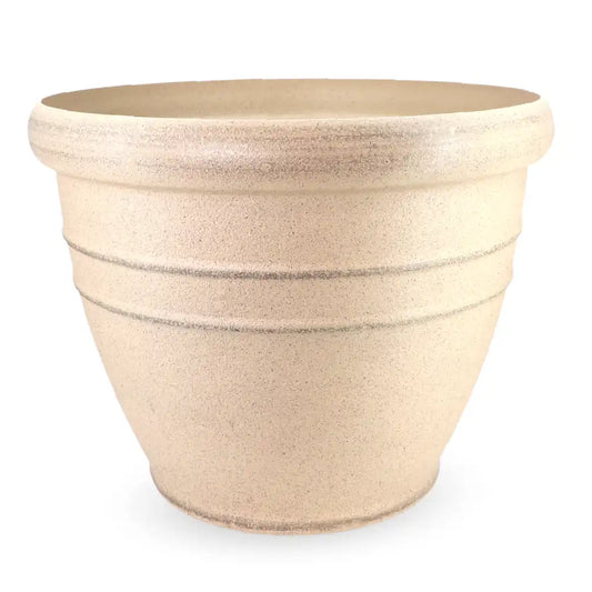 Rustic Plastic Planter Terracotta 43cm