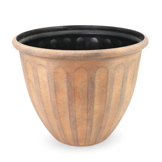 Vintage Plastic Planter Terracotta 31cm