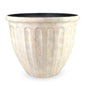 Plastic Planter Old White 47cm
