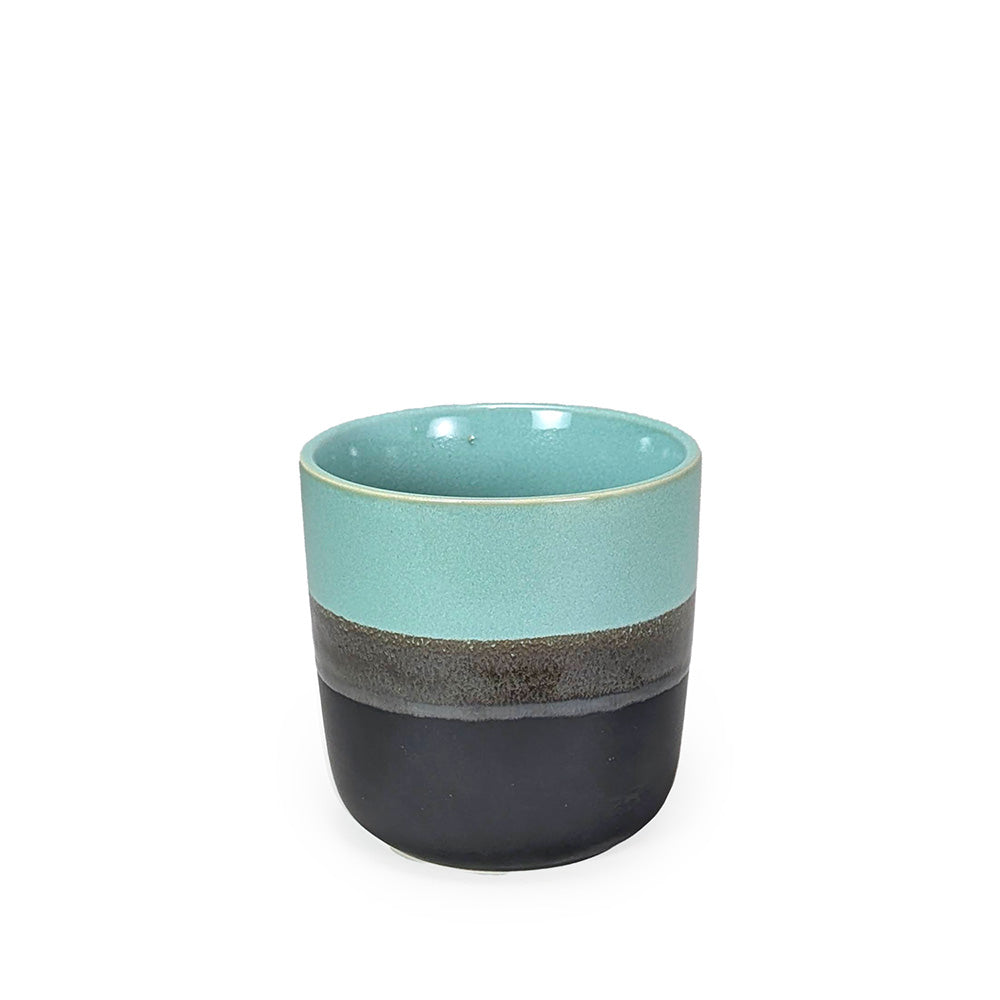 Two Tone Latte Mug Turquoise