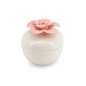 Mini Ceramic Jar w/ Pink Rose