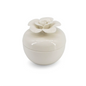 Mini Ceramic Jar w/ White Rose