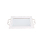 Plastic Mirror Tray White 42cm