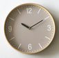 Beige Modern Wall Clock
