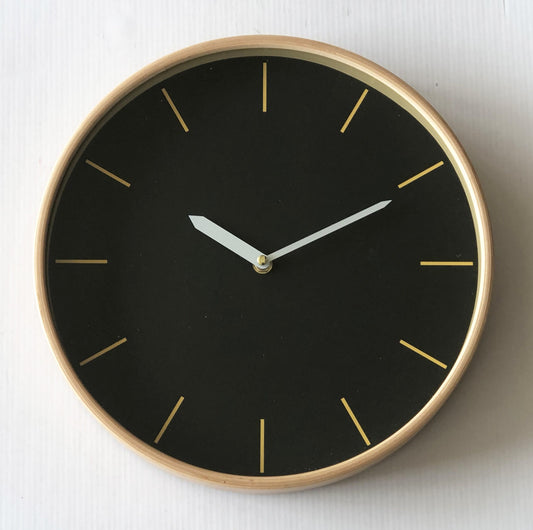 Black Modern Wall Clock