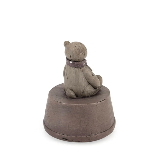 Resin Bear Music Box