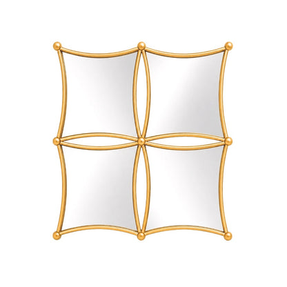 Gold Plastic Framed Mirror Combo 50cm