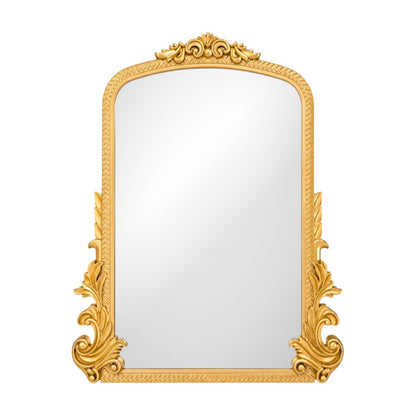 Gold Plastic Framed Vanity Mirror 50cm