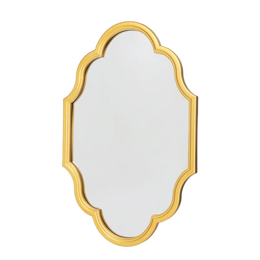 Gold Plastic Framed Mirror 60cm