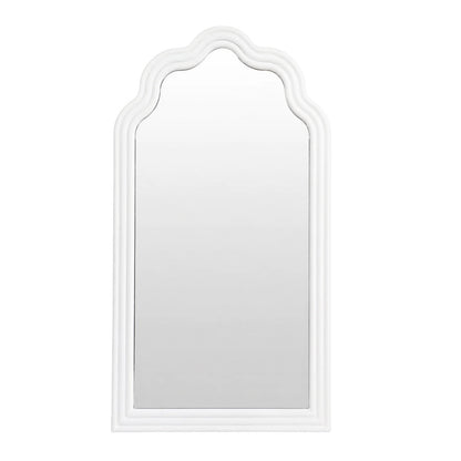 Plastic Framed Mirror White 67cm