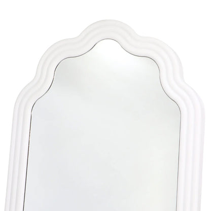Plastic Framed Mirror White 67cm