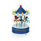Musical Horse Carousel Blue
