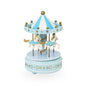 Musical Horse Carousel White & Blue