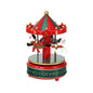 Musical Horse Carousel Green & Red