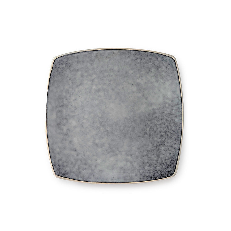 Square Smoke Gray Dinner Plate 27 cm