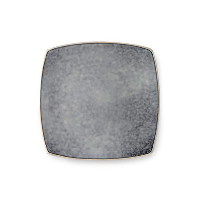 Square Smoke Gray Dinner Plate 27 cm