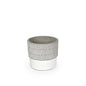 Concrete Planter Dashed White