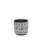 Patterned Concrete Planter Black