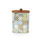 Tin Box w/ Wooden Lid - Rectangular