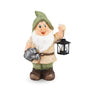 Resin Dwarf w/ Lantern 43cm