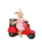 Resin Rabbit Girl On Motorbike 37cm