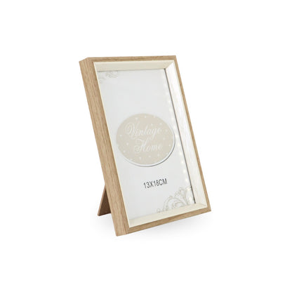 Wood Effect Photo Frame 20cm