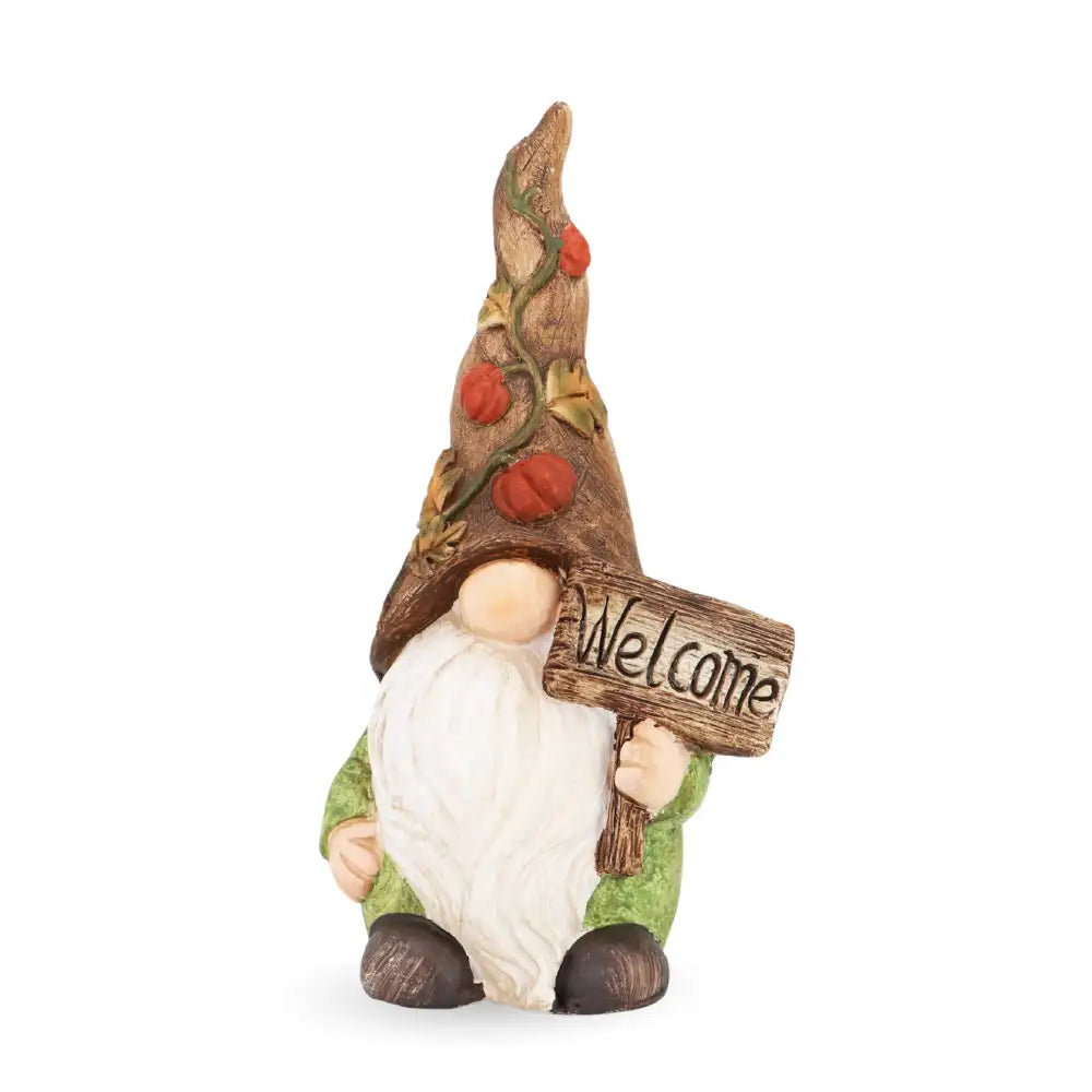 Welcome Resin Gnome Boy 38cm