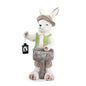 Welcome Resin Rabbit Boy w/ Lantern 71cm