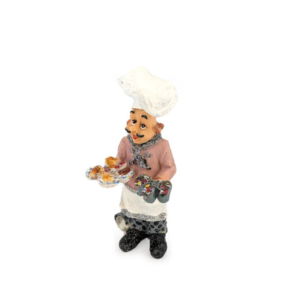 Resin Doll Chef w/ Sweets 17cm