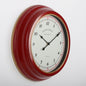 Red Retro Metal Wall Clock