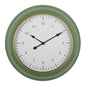 Green Retro Metal Wall Clock