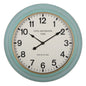 Blue Retro Metal Wall Clock