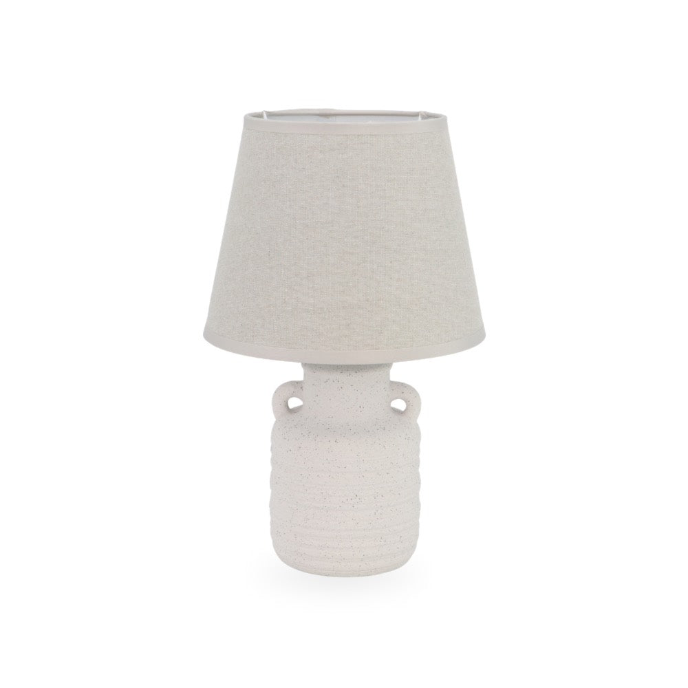 Sandstone Desk Lamp White 32cm