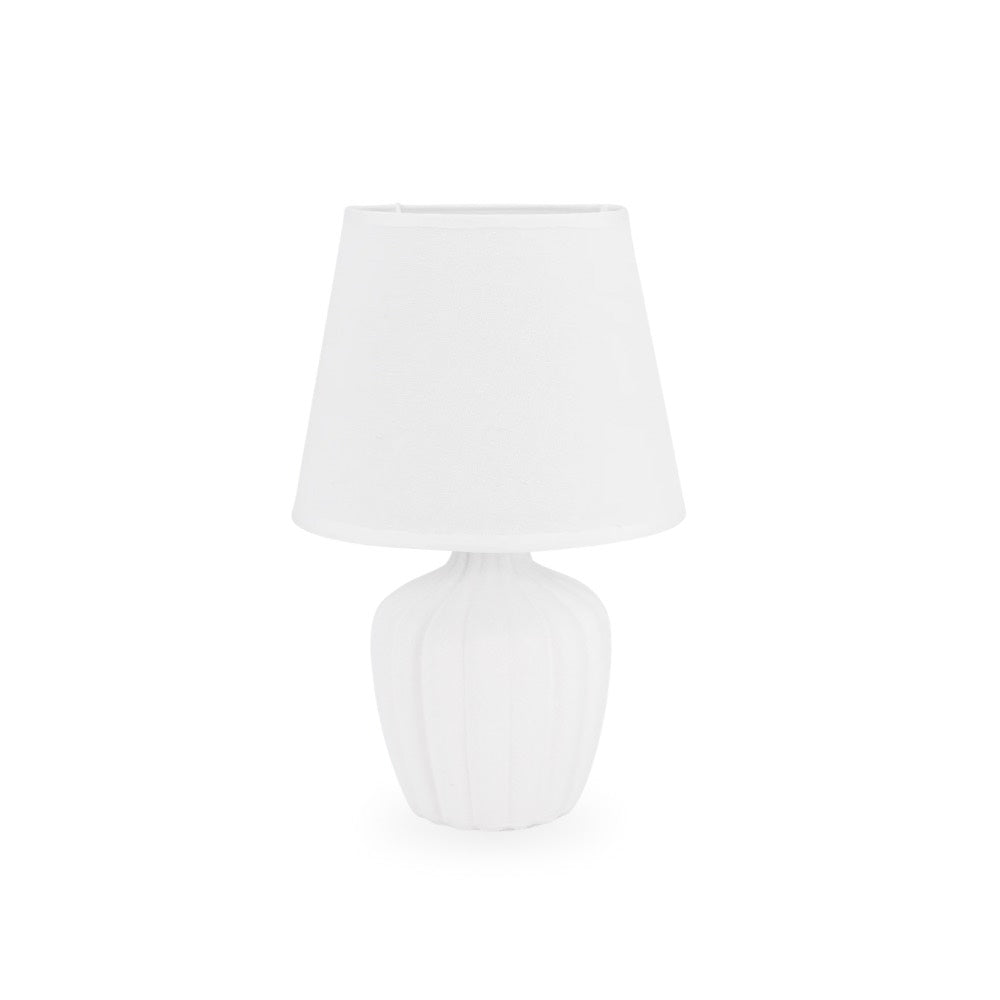 Sandstone Desk Lamp White 31cm