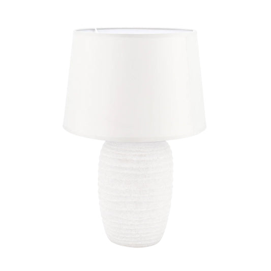 Sandstone Desk Lamp White 45cm