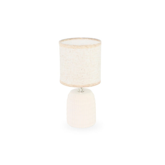Sandstone Desk Lamp White 27cm