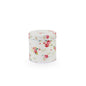 Small Round Tin Canister Floral