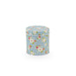 Small Round Tin Canister Floral
