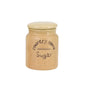 Beige Country Ceramic Sugar Tea Coffee Jars