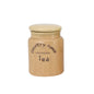 Beige Country Ceramic Sugar Tea Coffee Jars