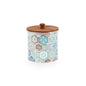Tin Box w/ Wooden Lid - Round