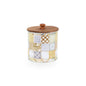 Tin Box w/ Wooden Lid - Round