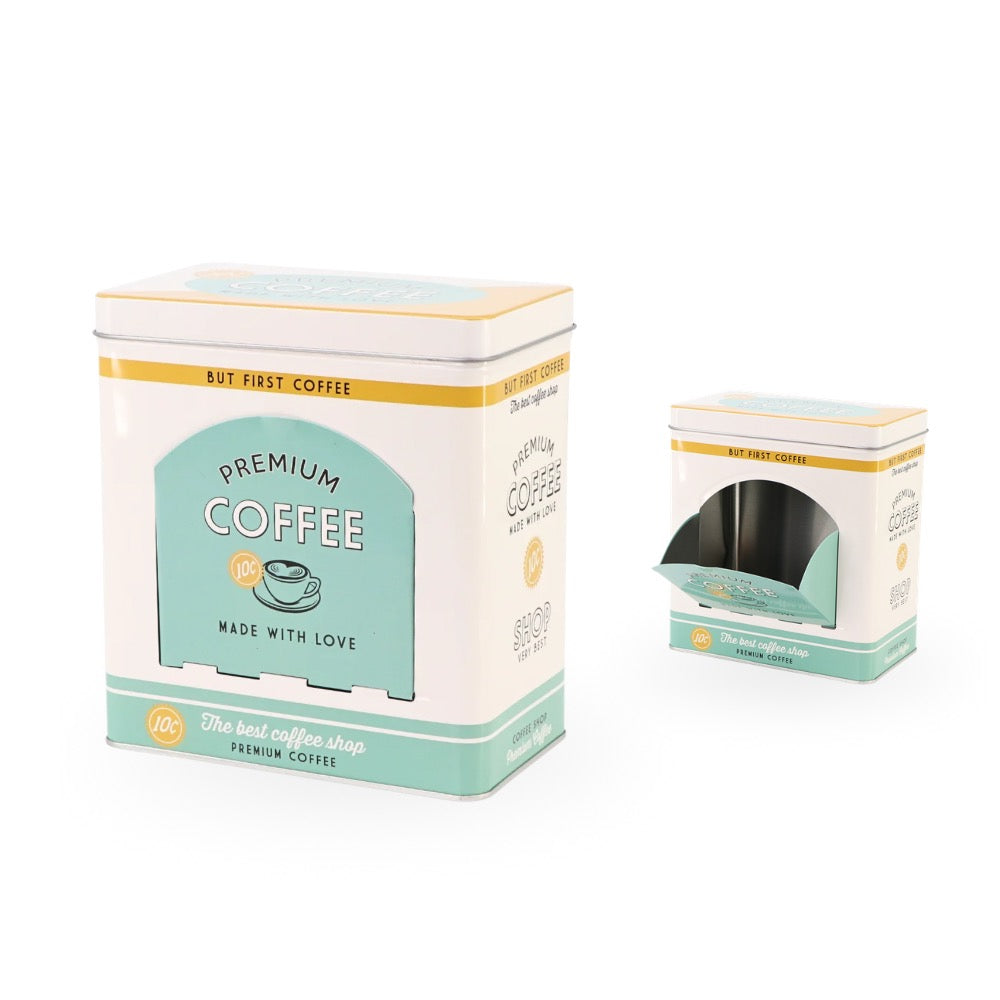 Tin Coffee Box